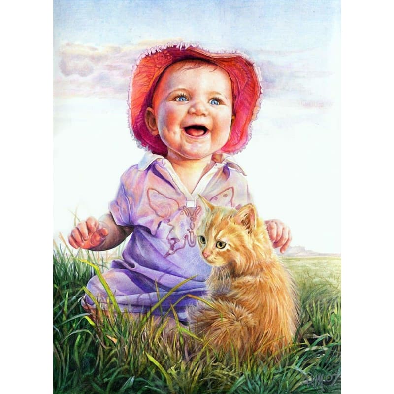 Boy Portrait Diy Paint By Numbers Kits PBN90131 - NEEDLEWORK KITS