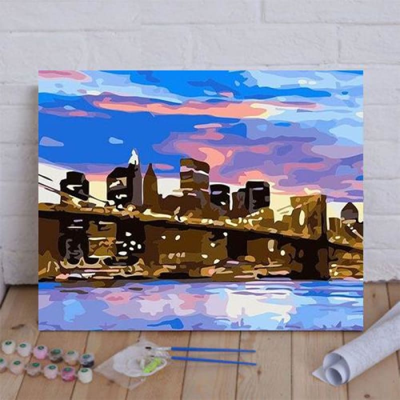 Brooklyn Bridge in New York Paint By Numbers Kit