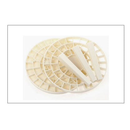Brush holder with 49 compartments