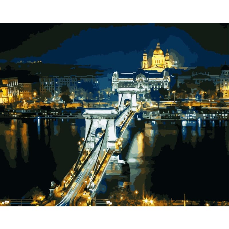 Budapest Diy Paint By Numbers Kits WM-760 - NEEDLEWORK KITS