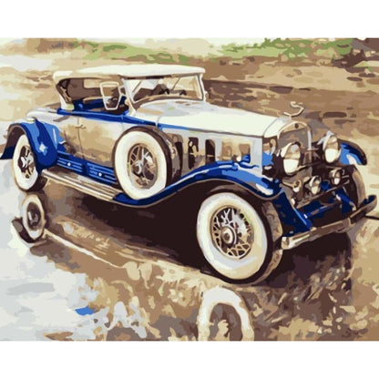 Car Diy Paint By Numbers Kits WM-1639 - NEEDLEWORK KITS