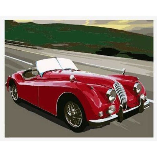Car Diy Paint By Numbers Kits ZXB957-23 - NEEDLEWORK KITS