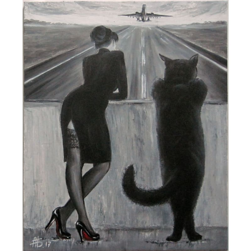 Cat Woman Diy Paint By Numbers Kits PBN96353 - NEEDLEWORK KITS