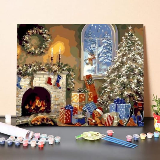 Christmas Morning – DIY Painting By Numbers Kits