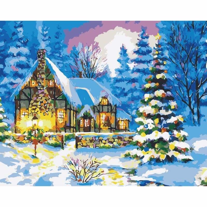 Christmas Paint by Numbers Kits DIY PBN96822 - NEEDLEWORK KITS