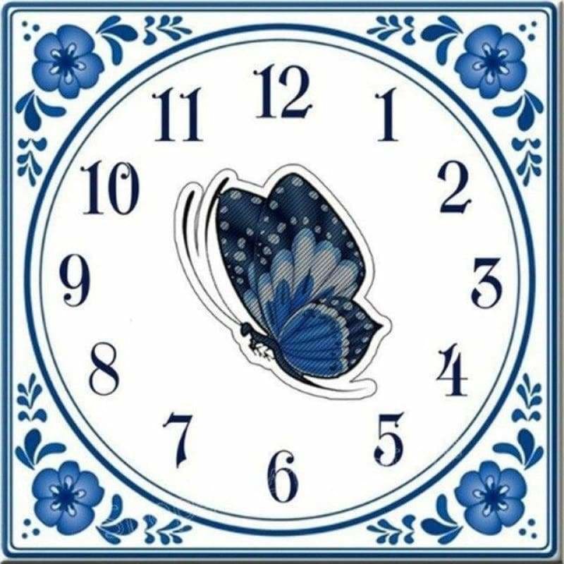 Clock Diy Paint By Numbers Kits PBN30209 - NEEDLEWORK KITS