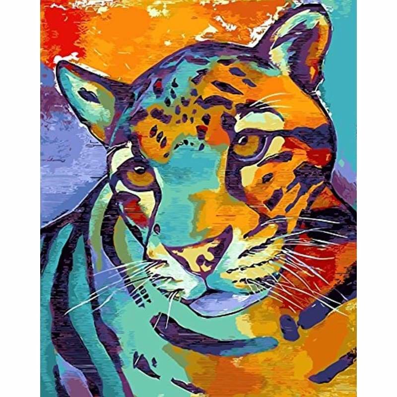 Colorful Animal Diy Paint By Numbers Kits PBN97856 - NEEDLEWORK KITS