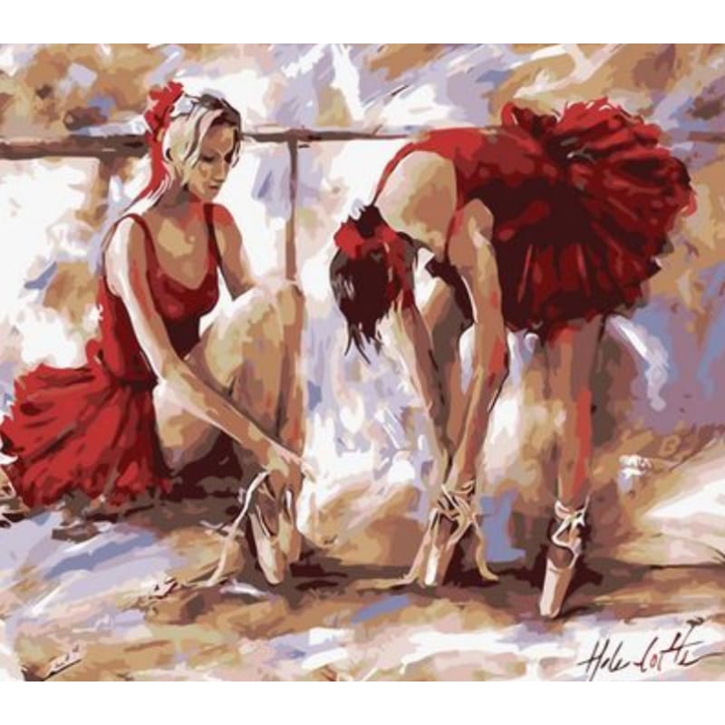 Dancer Diy Paint By Numbers Kits ZXQ167-20 - NEEDLEWORK KITS