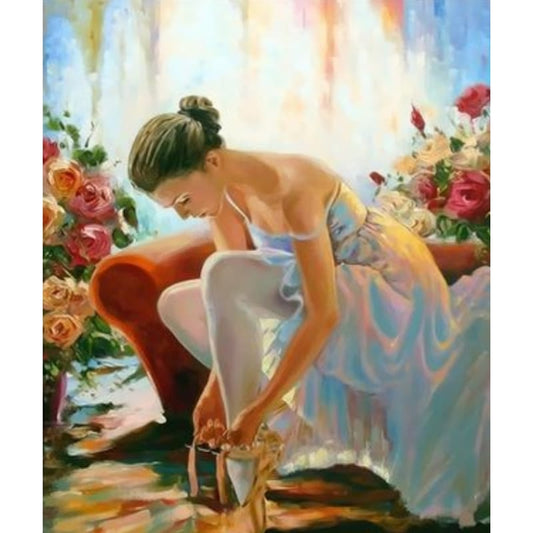 Dancer Diy Paint By Numbers Kits ZXQ2368-19 - NEEDLEWORK KITS