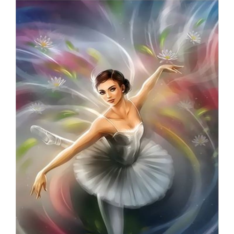 Dancer Diy Paint By Numbers Kits ZXQ3580 - NEEDLEWORK KITS