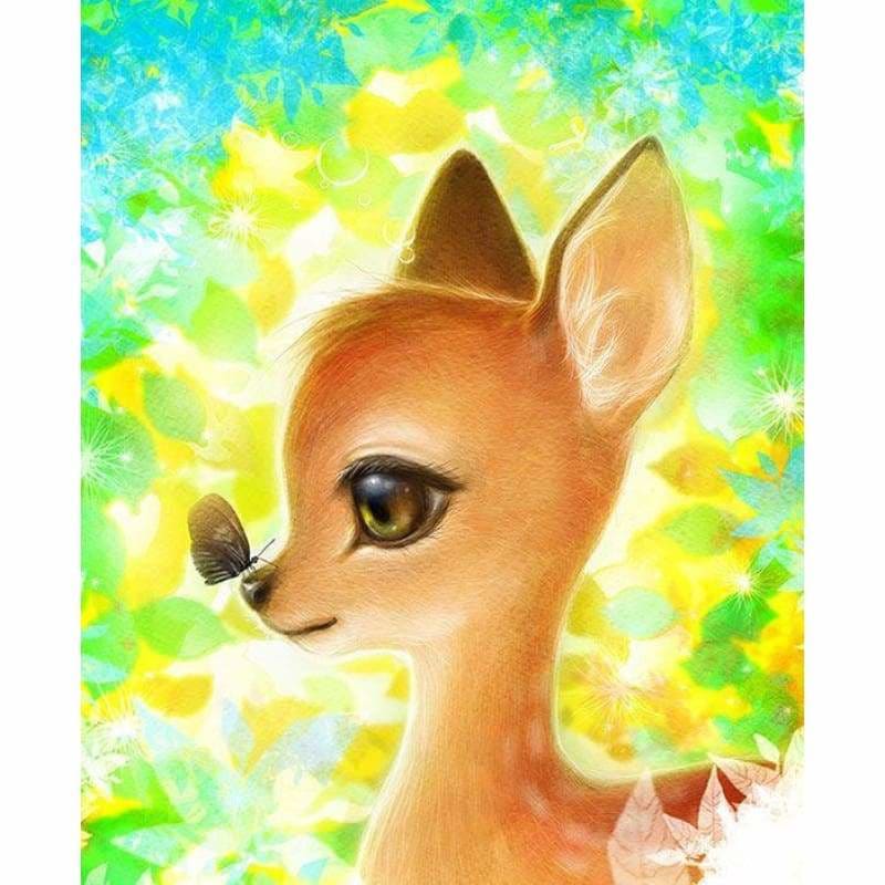 Deer Diy Paint By Numbers Kits PBN94079 - NEEDLEWORK KITS