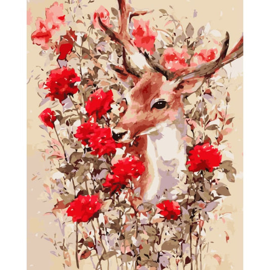 Deer Diy Paint By Numbers Kits YM-4050-251 - NEEDLEWORK KITS