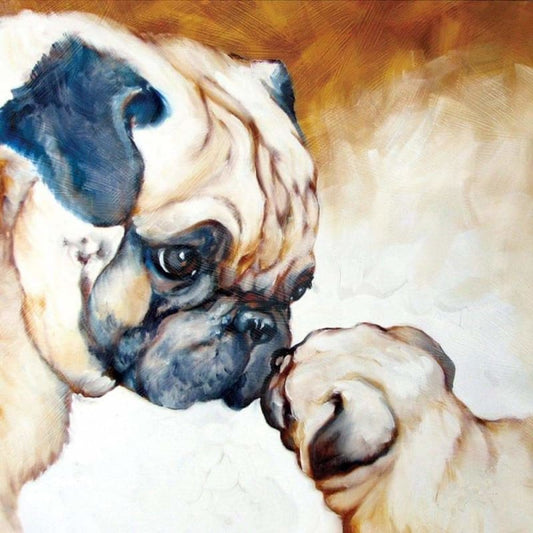 Dog Diy Paint By Numbers Kits VM30170 - NEEDLEWORK KITS