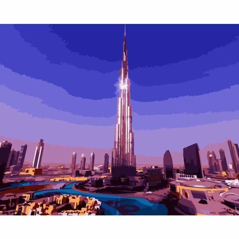 Dubai Diy Paint By Numbers Kits WM-1739 - NEEDLEWORK KITS