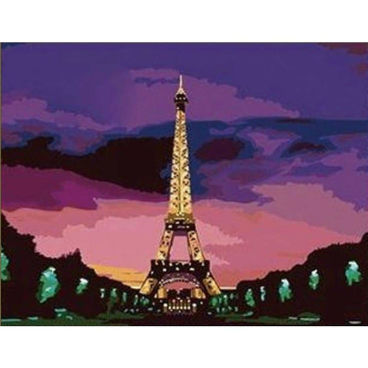 Eiffel Tower Diy Paint By Numbers Kits YM-4050-009 - NEEDLEWORK KITS