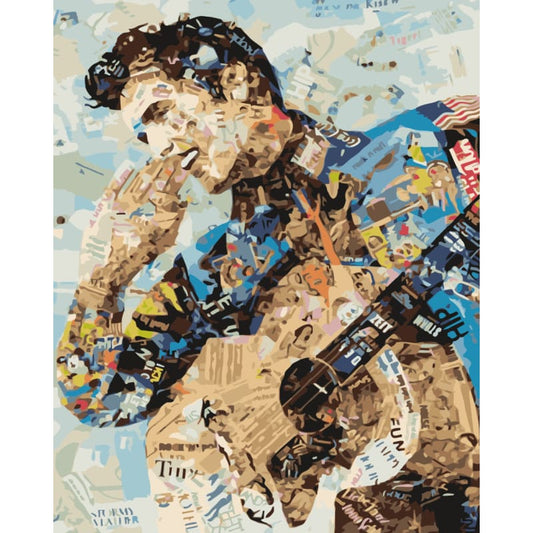 Elvis Presley Diy Paint By Numbers Kits WM-1337 - NEEDLEWORK KITS