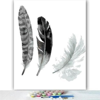 Feather Diy Paint By Numbers Kits PBN30150 - NEEDLEWORK KITS