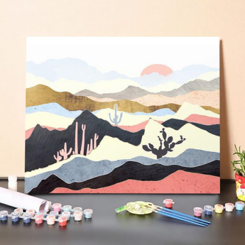 ferdasecPaint By Numbers Kit – Desert Summer