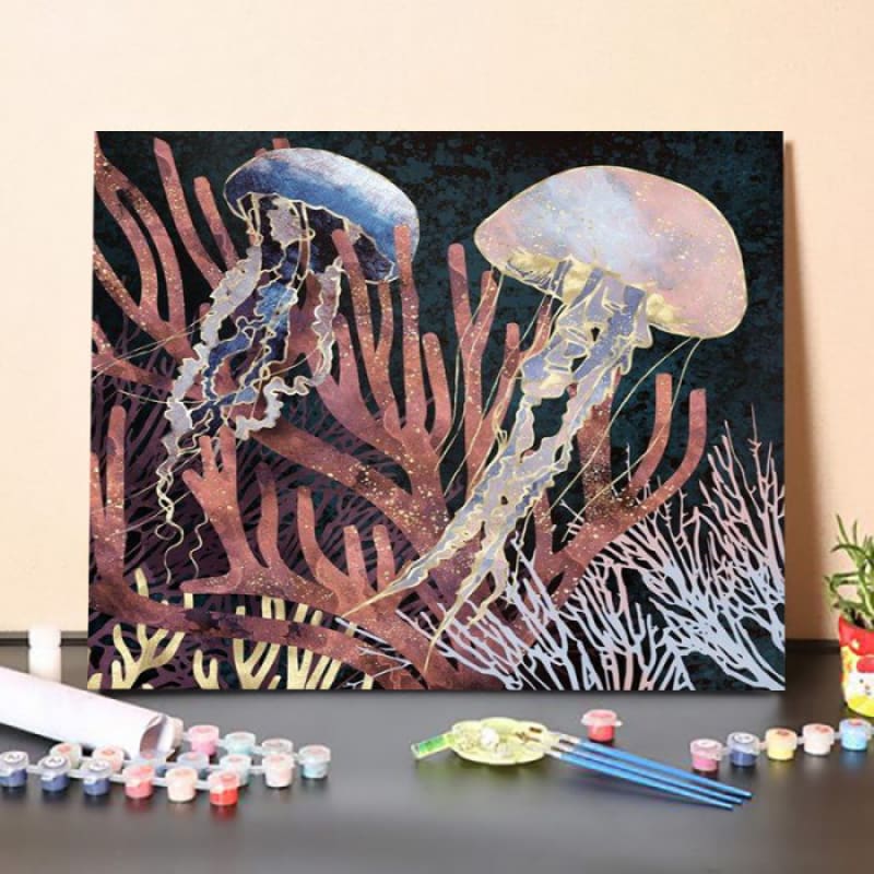 ferdasecPaint By Numbers Kit – Metallic Coral