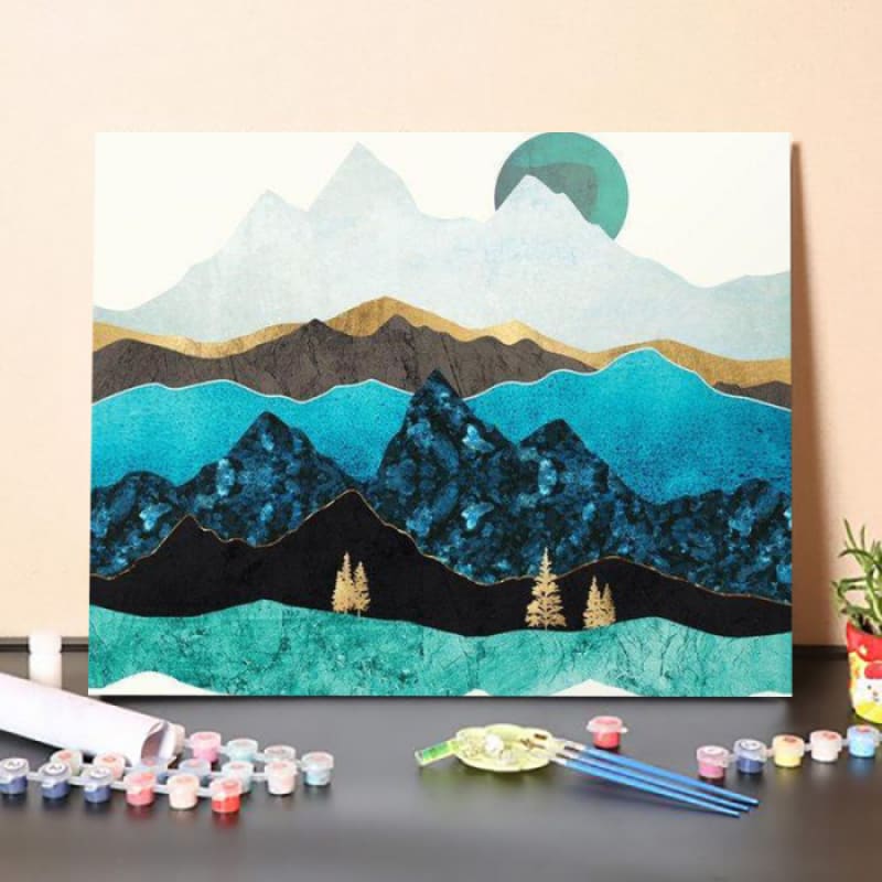 ferdasecPaint By Numbers Kit – Teal Afternoon