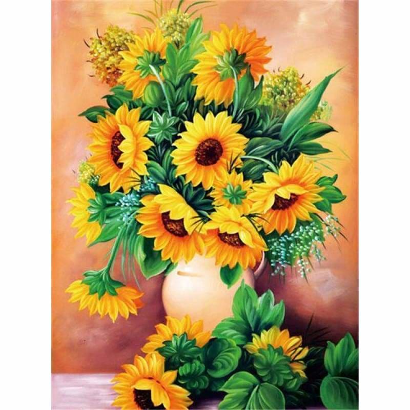 Flower Diy Paint By Numbers Kits VM97458 - NEEDLEWORK KITS