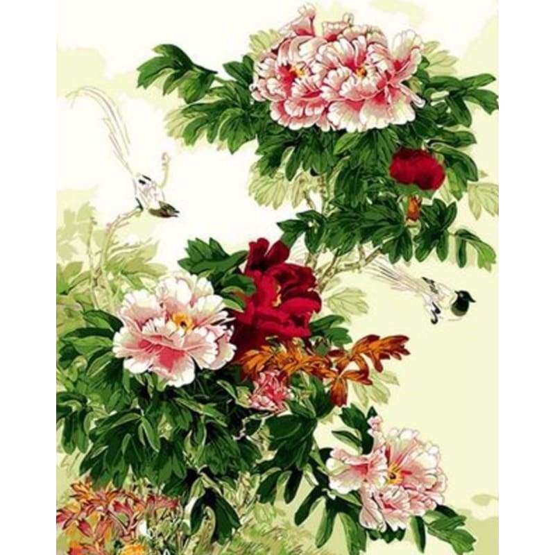 Flower Diy Paint By Numbers Kits ZXQ1482 - NEEDLEWORK KITS