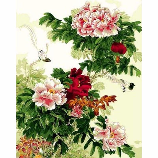 Flower Diy Paint By Numbers Kits ZXQ1482 - NEEDLEWORK KITS