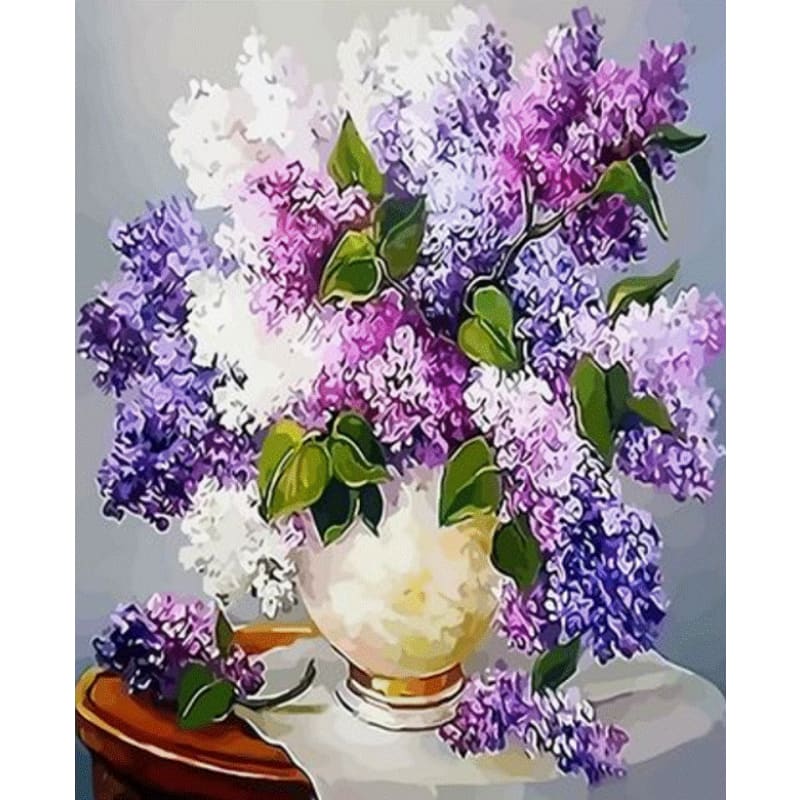 Flower Diy Paint By Numbers Kits ZXQ2827 - NEEDLEWORK KITS