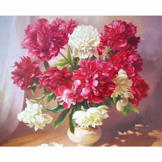 Flower Diy Paint By Numbers Kits ZXQ2935 - NEEDLEWORK KITS