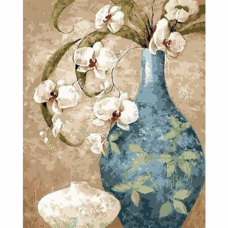 Flower In Vase Diy Paint By Numbers Kits PBN92845 - NEEDLEWORK KITS