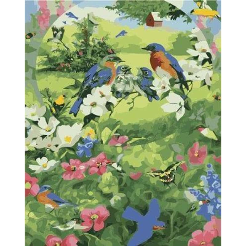 Flying Bird Kit Flying Animal Bird Diy Paint By Numbers Kits ZXB890 – Adult Paint By ...