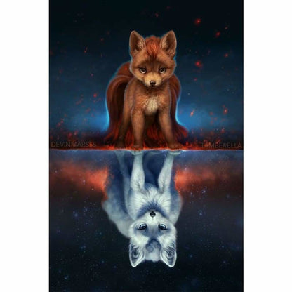 Fox Diy Paint By Numbers Kits PBN30034 - NEEDLEWORK KITS