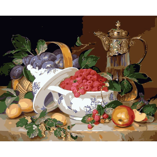 Fruit Paint By Numbers Kits WM-652 - NEEDLEWORK KITS