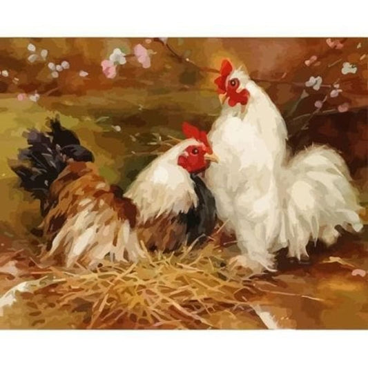 Hen Diy Paint By Numbers Kits PBN55557 - NEEDLEWORK KITS