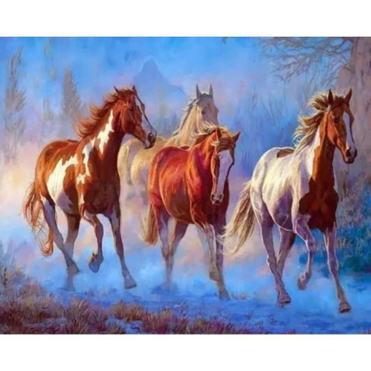 Horse Diy Paint By Numbers Kits VM95959 - NEEDLEWORK KITS