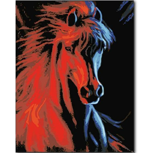 Horse Diy Paint By Numbers Kits YM-4050-112 - NEEDLEWORK KITS