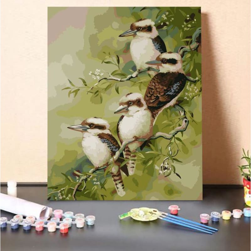 Kookaburras on a Branch