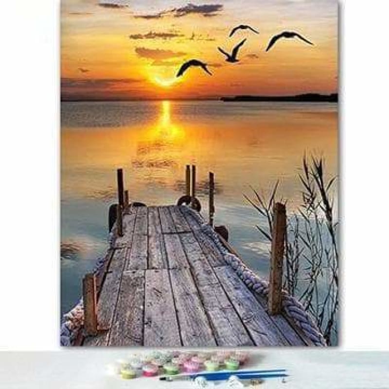 Landscape Bridge Diy Paint By Numbers Kits VM92708 - NEEDLEWORK KITS