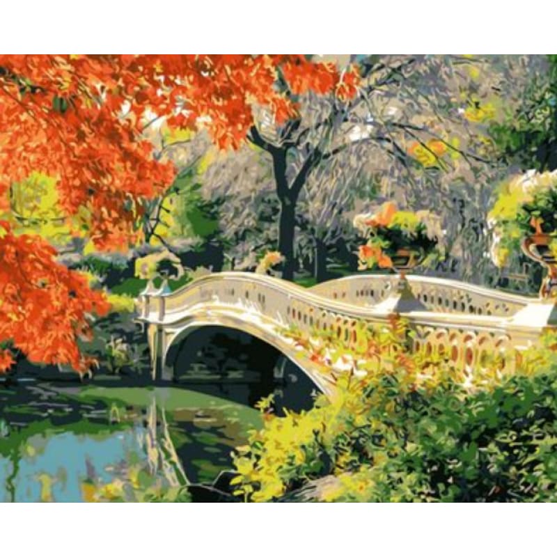 Landscape Bridge Paint By Numbers Kits ZXQ611-22 - NEEDLEWORK KITS