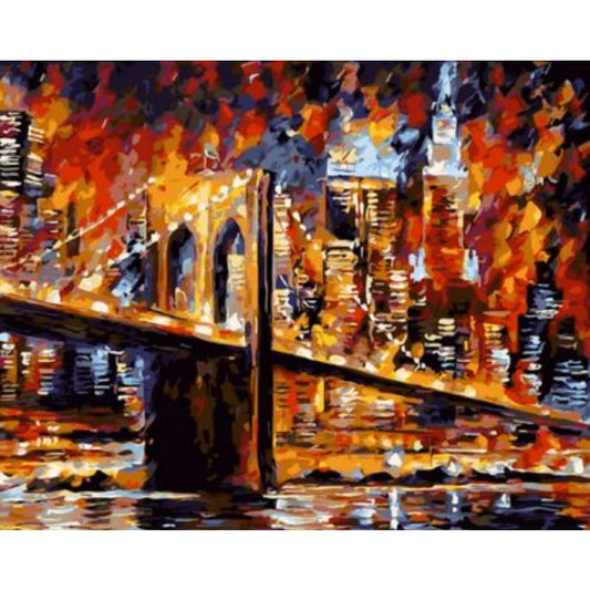 Landscape Bridge Paint By Numbers Kits ZXQ687-23 - NEEDLEWORK KITS