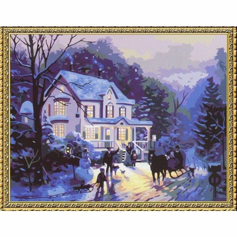 Landscape Diy Paint By Numbers Kits YM-4050-060 - NEEDLEWORK KITS