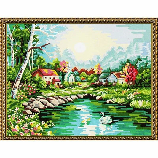 Landscape Diy Paint By Numbers Kits YM-4050-070 - NEEDLEWORK KITS