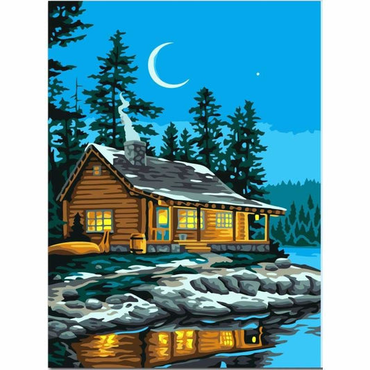 Landscape Diy Paint By Numbers Kits YM-4050-118 - NEEDLEWORK KITS