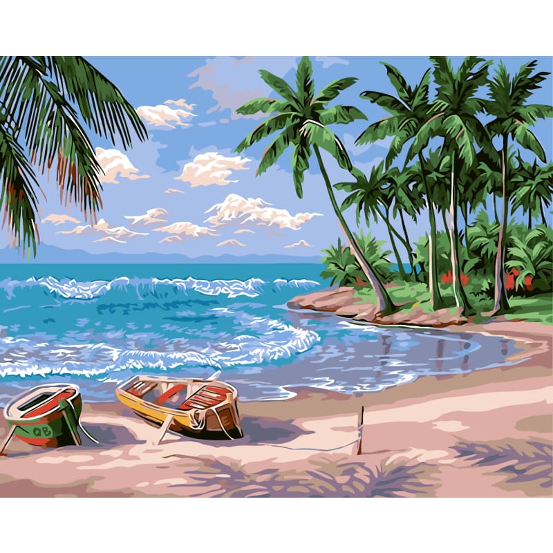 Landscape Diy Paint By Numbers Kits YM-4050-200 - NEEDLEWORK KITS