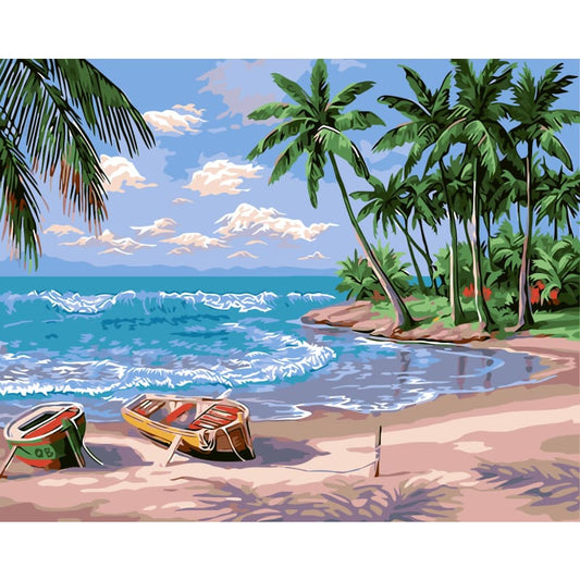 Landscape Diy Paint By Numbers Kits YM-4050-200 - NEEDLEWORK KITS
