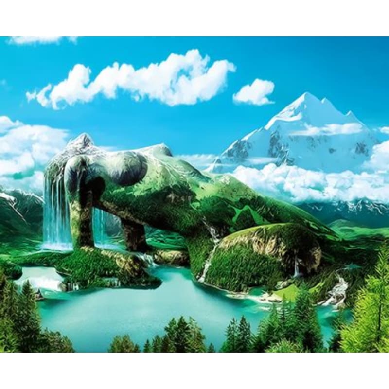 Landscape Diy Paint By Numbers Kits ZXQ3677 - NEEDLEWORK KITS
