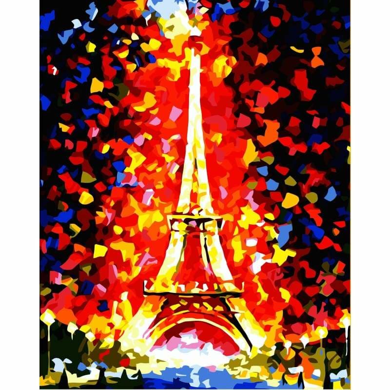 Landscape Eiffel Tower Diy Paint By Numbers Kits YM-4050-012 ZXE069 - NEEDLEWORK KITS