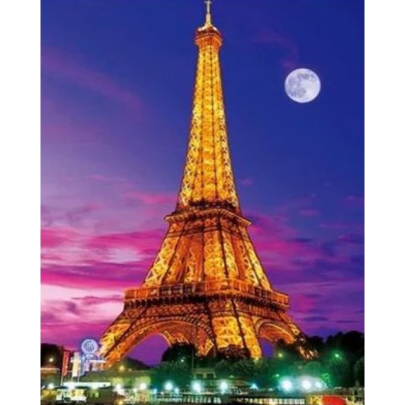 Landscape Eiffel Tower Diy Paint By Numbers Kits ZXQ2169-23 - NEEDLEWORK KITS