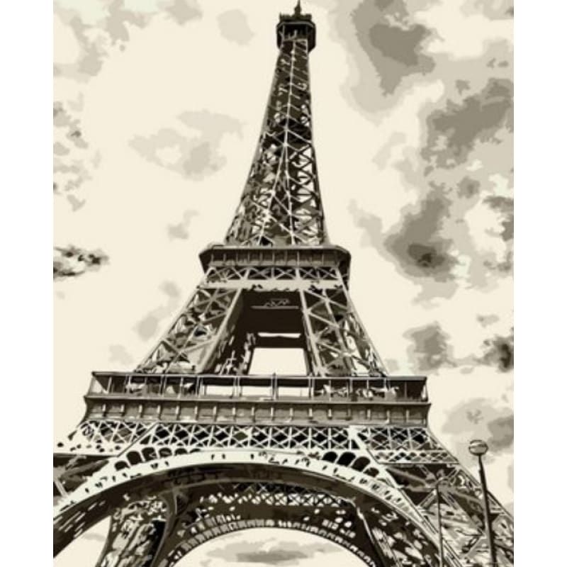 Landscape Eiffel Tower Diy Paint By Numbers Kits ZXQ736-10 - NEEDLEWORK KITS