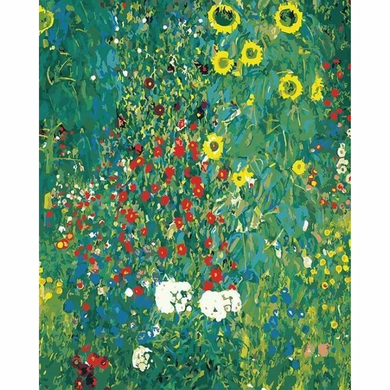 Landscape Flower Diy Paint By Numbers Kits PBN91584 - NEEDLEWORK KITS